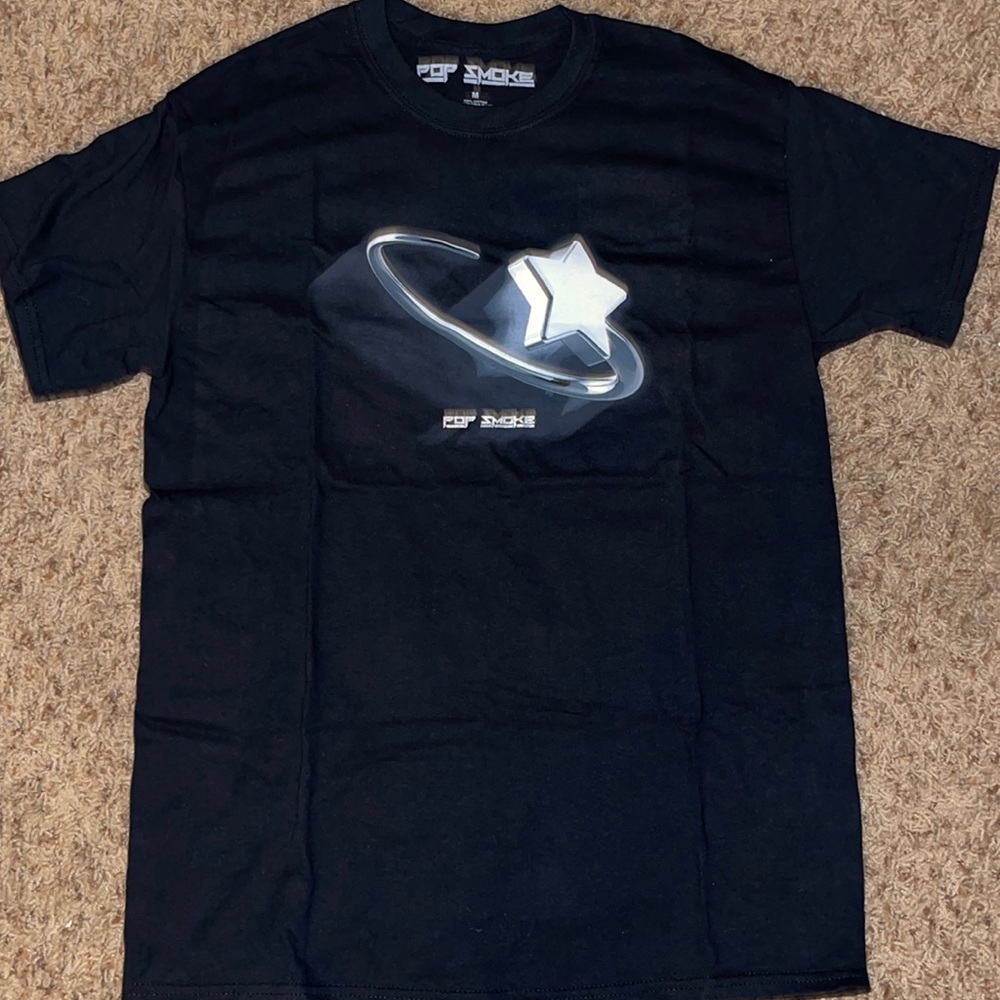 NEVER WORN AUTHENTIC POP SMOKE T SHIRT